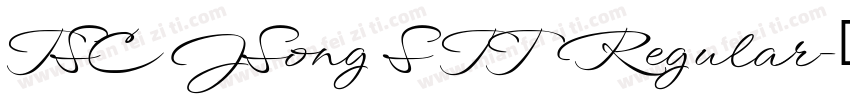 TSC JSong S TT Regular字体转换